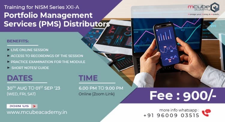 course | Training for NISM Series XXI-A - Portfolio Management Services (PMS) Distributors